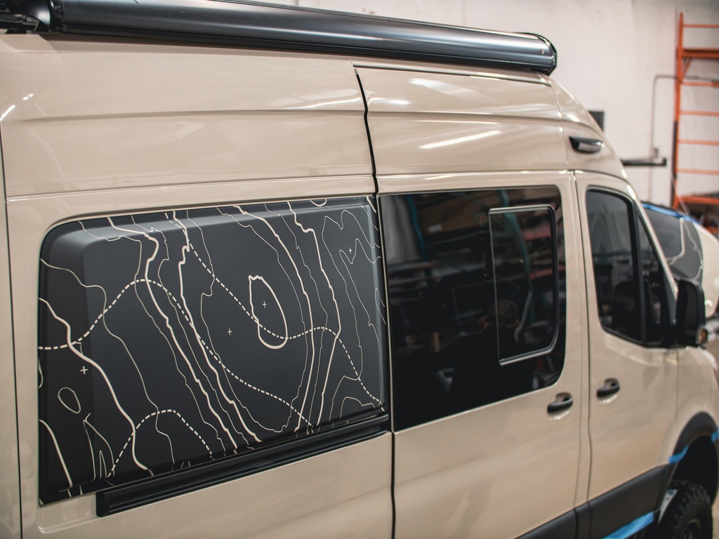 Labor Install Sliding Door Window Upgrade Revel / 07+ Sprinter